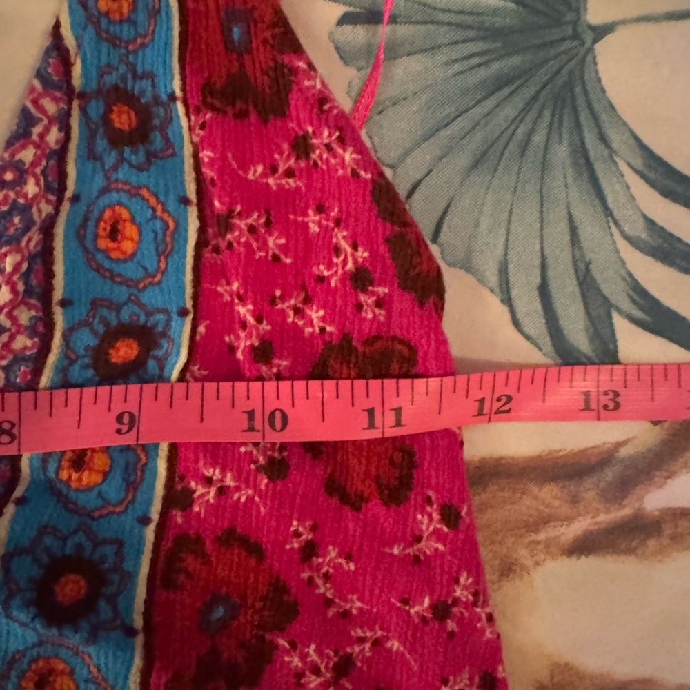 Abbeline Festival Boho Printed Spaghetti Strap Crop Tank Top​ - Picture 7 of 8